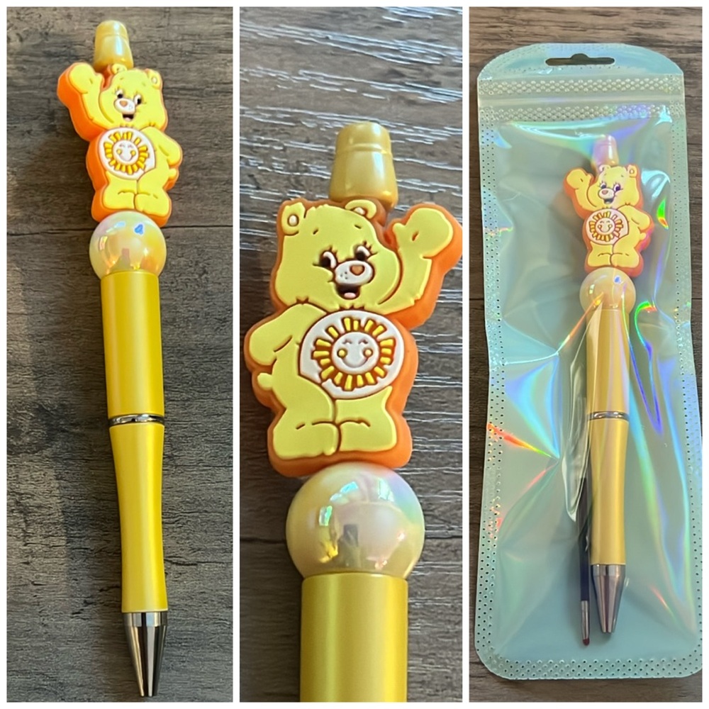 Care Bears beaded focal pen